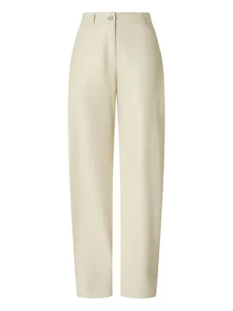 Pinko Womens Trousers Beige Polyester
