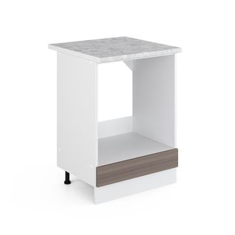 Vicco Armario Para Horno Empotrado R-line, Gris, 60 Cm, Et M&aacute;rmol