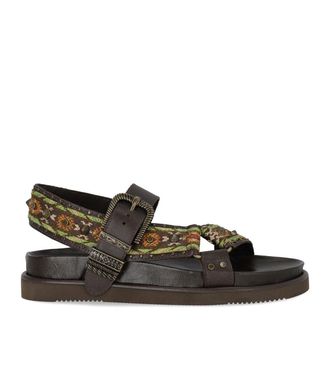 Ash SANDALO FLAT UNICA MARRONE SCURO ASH