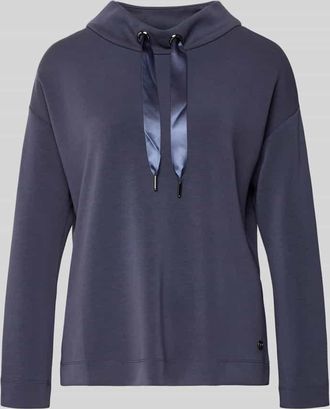 s.Oliver Black Label Loose Fit Sweatshirt aus Modal-Mix in Rauchblau, Gr&ouml;&szlig;e 34