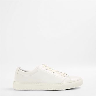 HUGO BOSS Mens Enlight Low Top Lace Up Sneakers in White - Size UK 8