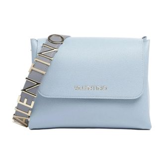 Mario Valentino Tassen, Dames, Blauw, ONE Size, Leer, Alexia Crossbody Bag