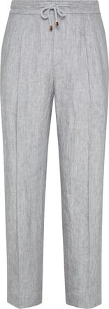Brunello Cucinelli Pantaloni con coulisse - Grigio