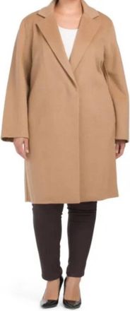 Vince Classic Coat In Camel