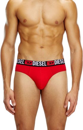 Diesel Three-pack of solid-colour briefs - Briefs - Man - Multicolor