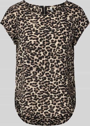 Only Relaxed Fit Blusentop in Crêpe-Qualität Modell VIC in Sand, Größe 34