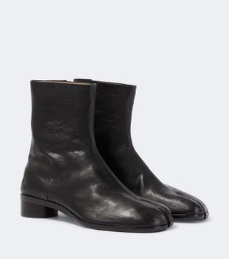 Maison Margiela Tabi leather ankle boots