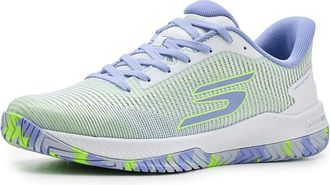 Skechers Pickleball Viper Court Pro 2.0 Sneaker Womens Shoes White/Purple : 8.5 B - Medium, Synthetic