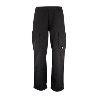 C.P. Company Slim-fit Trousers, male, Black, Size: XL Cargo Pant