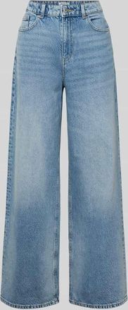 Jake*s Casual Wide Leg Jeans aus reiner Baumwolle in Jeansblau, Gr&ouml;&szlig;e 36