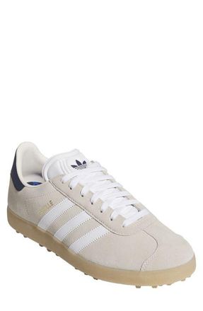 adidas Gazelle Spikeless Golf Shoe in Cwhite/ftw at Nordstrom, Size 10.5