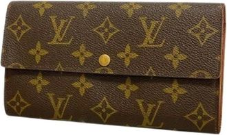 Louis Vuitton Pre-owned Wallets, female, Brown, Size: ONE SIZE Pre-owned Sarah Wallet