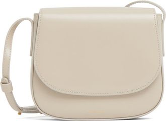 Mansur Gavriel Mini Classic Saddle Crossbody Bag in Light Grey at Nordstrom