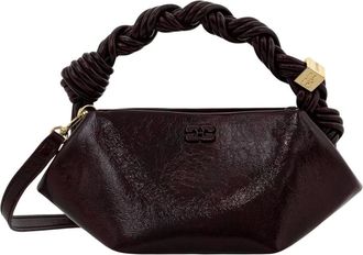 Ganni Bou Mini Deep Shine - Bags - Mujer - Rojo - ONE SIZE