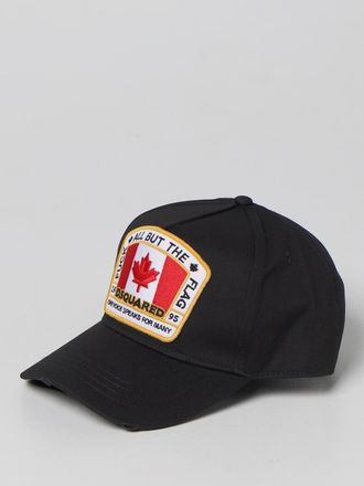 Dsquared2 Cappello da baseball in cotone con logo