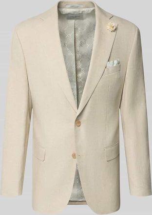 Carl Gross Carl Gross Regular Fit Anzugjacke aus Leinen-Mix Modell Tannon in Beige, Gr&ouml;&szlig;e 110