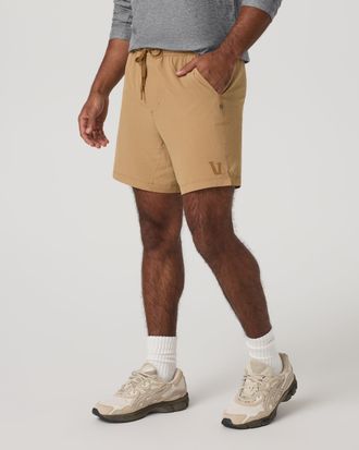 Vuori Clothing HardKore Shorts Lined 7 | Burlap | XS, Size Extra Small