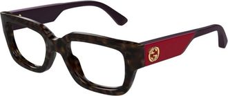 Gucci Glasses, female, Brown, 53 MM, Optical Frame