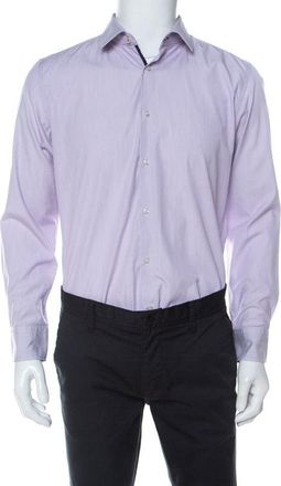 HUGO BOSS Boss By Hugo Boss Lilac Pinstriped Cotton Joey Shirt