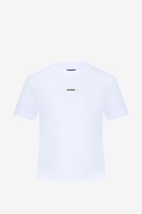 Jacquemus Kurzarm-T-Shirt Le tshirt Gros Grain