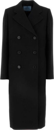 Prada Black Wool Coat