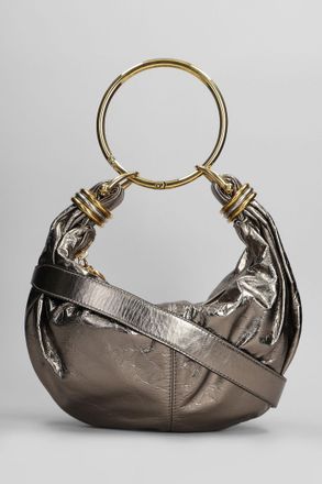 Chloé Borsa a mano Hobo bag in pelle bronzo