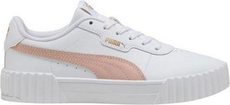 Puma Dames/Dames Carina 3.0 Leren Trainers (Wit/Roze)