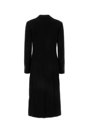 Bottega Veneta 797366v4n00 1000 Black Cappotti Coat