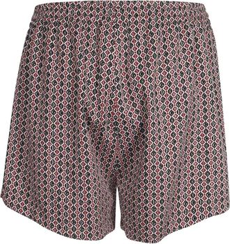 GCDS Shorts con motivo geometrico - Rosso