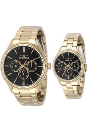 Invicta Specialty 49959 Horloge - Quartz Uurwerk - Roestvrij Staal met zwarte Wijzerplaat - 42mm