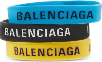 Balenciaga Drie limited-edition armbanden - Blauw