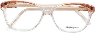 Saint Laurent Pre-owned Acetate sunglasses - Dames - Vintage Accessoires - Oranje - ONE Size - Vintage