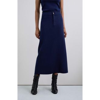Scalpers Casualknit Skirt in Navy at Nordstrom, Size Small Eu