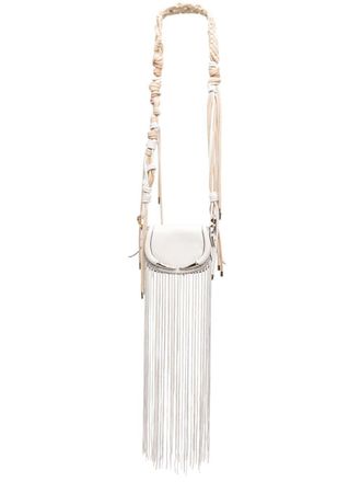 Roberto Cavalli Fang Bag fringed shoulder bag - Neutrals