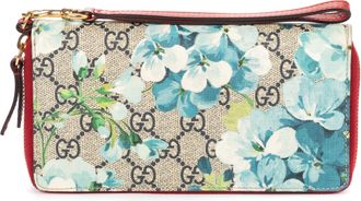 Gucci Pre-owned Womens Zip Around Wallet - Blue - One Size