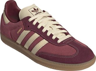 adidas Gender Inclusive Samba OG Sneaker in Shadow Red/vanilla/gum at Nordstrom, Size 11.5
