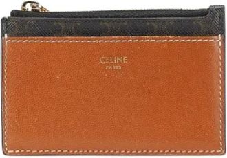Celine Pre-owned Wallets, female, Brown, Size: ONE SIZE Pre-owned Plastic wallets