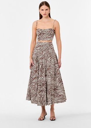 Nicholas Yasmin Skirt in Striata Print at Nordstrom, Size 10
