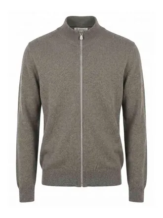 Brunello Cucinelli Zip-Front Cardigan
