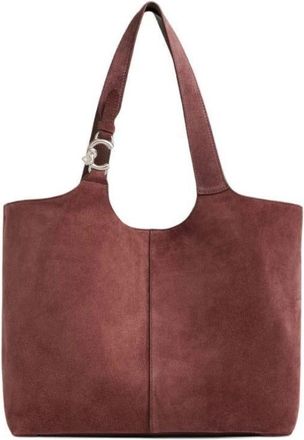 Coccinelle C-Me Softy Tote Bag - Dames - Shoppers - Rood - ONE Size - Katoen - Tassen