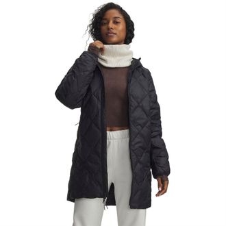 Under Armour Womens Legend Down Parka in Black - Size 14 UK