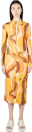 Rejina Pyo Kleedjes, Dames, Oranje, XS, Sana Jurk