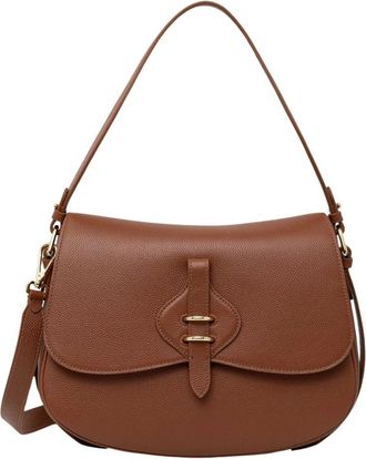 Coccinelle Mavery Crossbody Tas - Dames - Schoudertassen - Bruin - ONE Size - Leer - Tassen