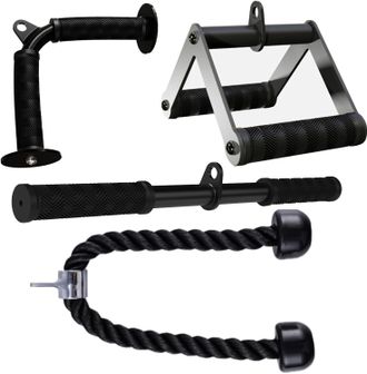 OEM Accesorios Para M&aacute;quinas De Poleas - Barras De Dominadas - Tr&iacute;ceps - Gimnasio En Casa - Gimnasio