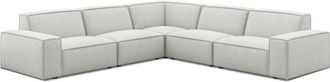 Castlery Customized White Performance L-Shape Sectional Sofa | Jonathan by Castlery, Grey, Modern Living Room Furniture