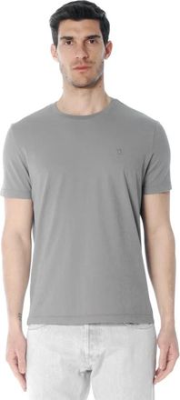 Dondup Regular Jersey T-Shirt - Heren - T-shirts - Grijs - S - Katoen - Tops