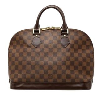 Louis Vuitton Pre-owned Alma Damier Handbag - Dames - Pre-owned - Bruin - Maat: ONE Size Leer