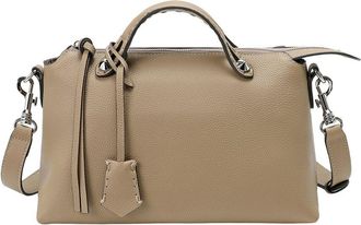 Tiffany & Fred Pebbled Leather Top Handle Satchel