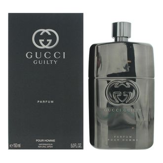 Gucci Mens Guilty Pour Homme Parfum 150ml Spray for Him - Orange - One Size