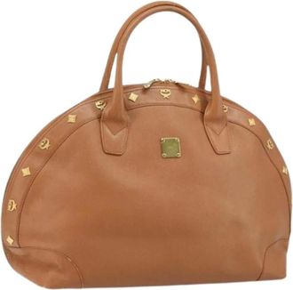 MCM Pre-owned Handbags, female, Brown, Size: ONE SIZE Pre-owned Hand Bag
